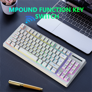 Amazon.co.jp: ゲーミングキーボード 87キー 2.4Gワイヤレス無線