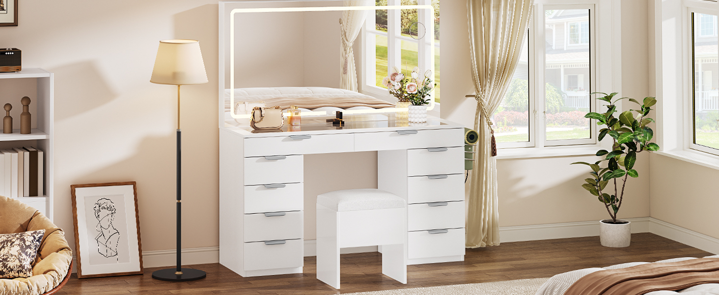 yitahome vanity vanity with lights vanity desk makeup vanity vanity mirror  with lights prime day 