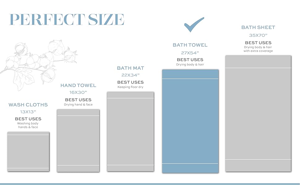 White Classic Luxury Cotton Bath Towels Large Highly