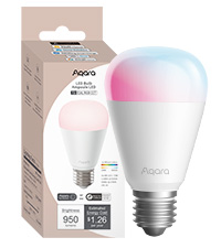 Amazon | Aqara LED 電球 T2 E26口金 RGB CCT 75W形相当 Matter
