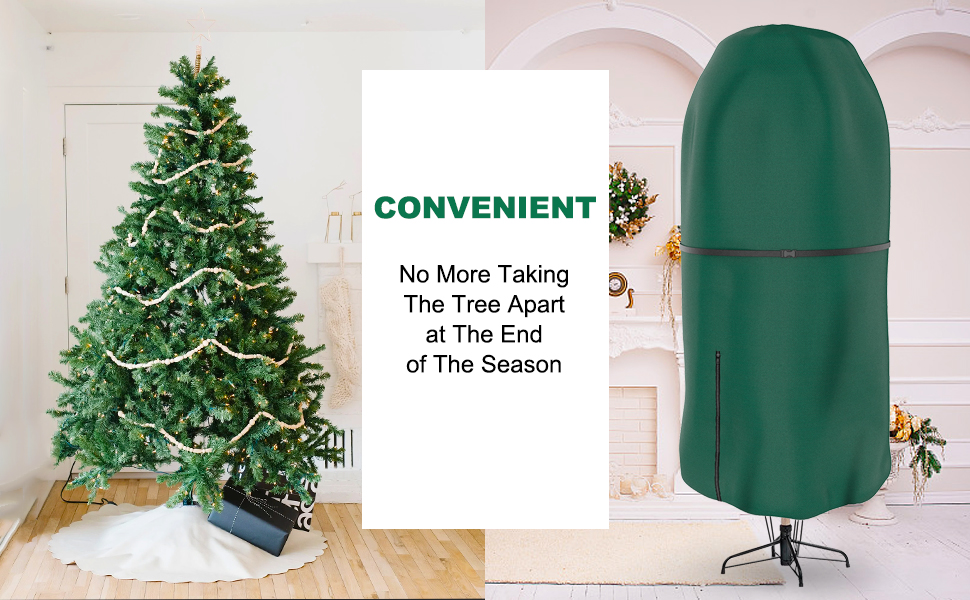 Christmas Tree Cover with Adjustable Straps, Durable