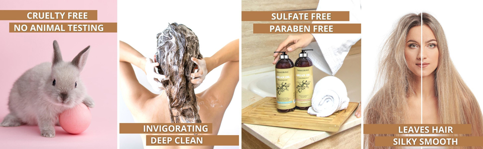 Moroccan Argan Oil Shampoo and Conditioner