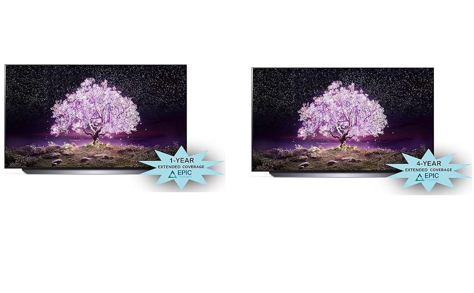 LG C1P with 1 year or 4 year coverage