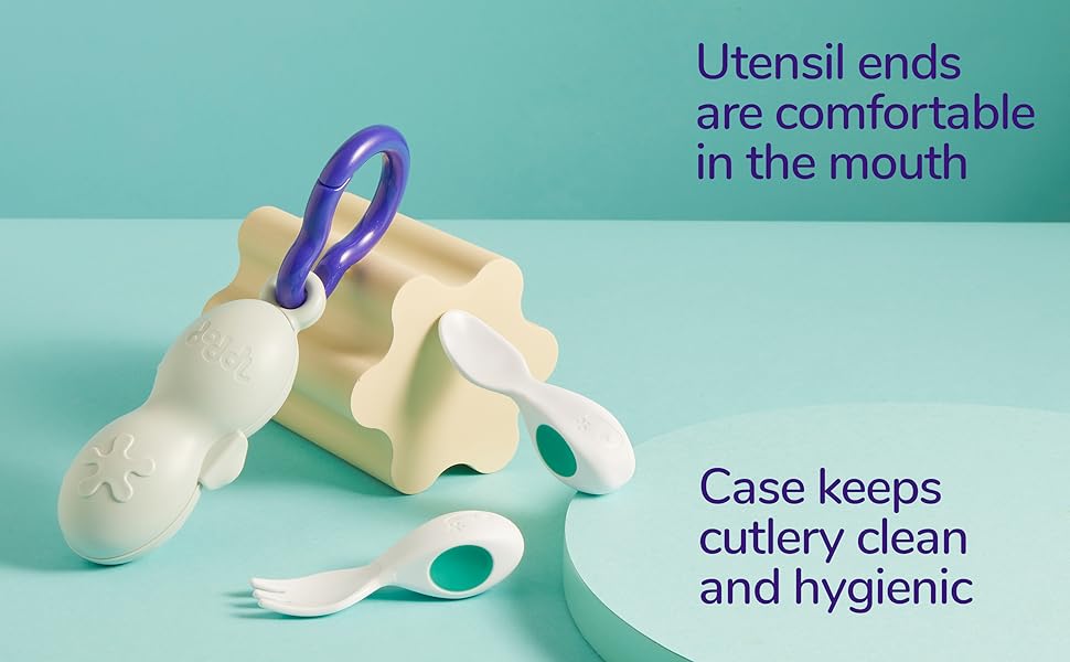 doddl Baby Spoon and Fork Set with Travel Case Amazon.co.uk Baby