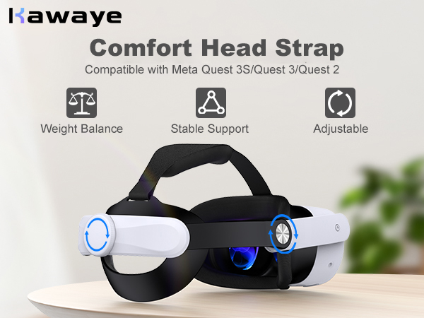 Amazon.com: Kawaye for Meta Quest 3S/Quest 2/Quest 3 Head