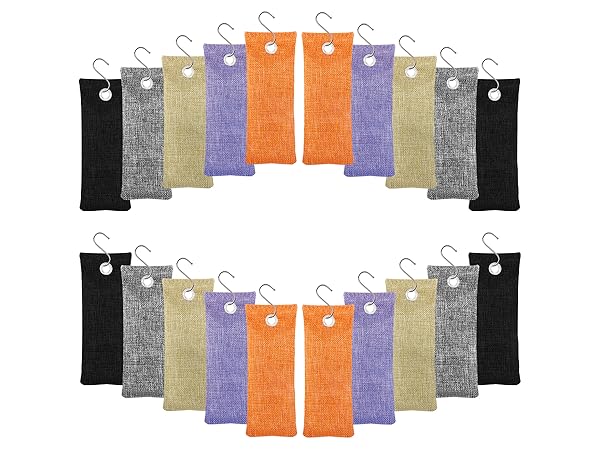  bamboo charcoal air purifying bag， charcoal bags odor absorber， charcoal odor absorber