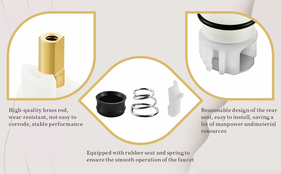 Yritma RP25513 Faucet Repair Kit for Delta, Replacement Kit for Delta