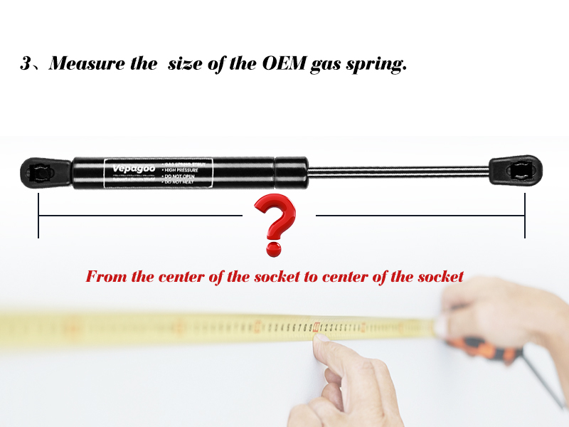 10 inch 45 Lb/200N Gas Shocks Struts Lift for Truck Pickup Tool Box