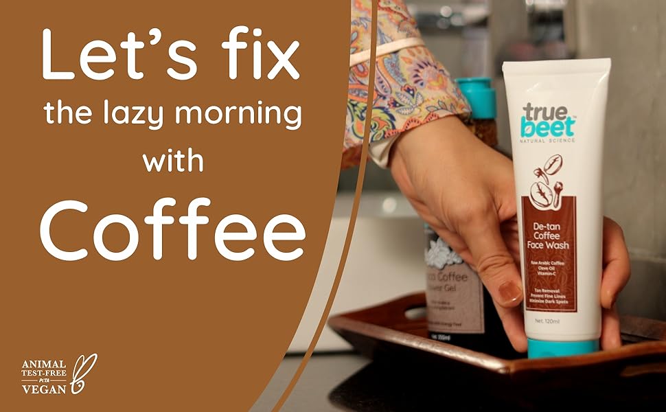 Truebeet De-tan Coffee Face Wash