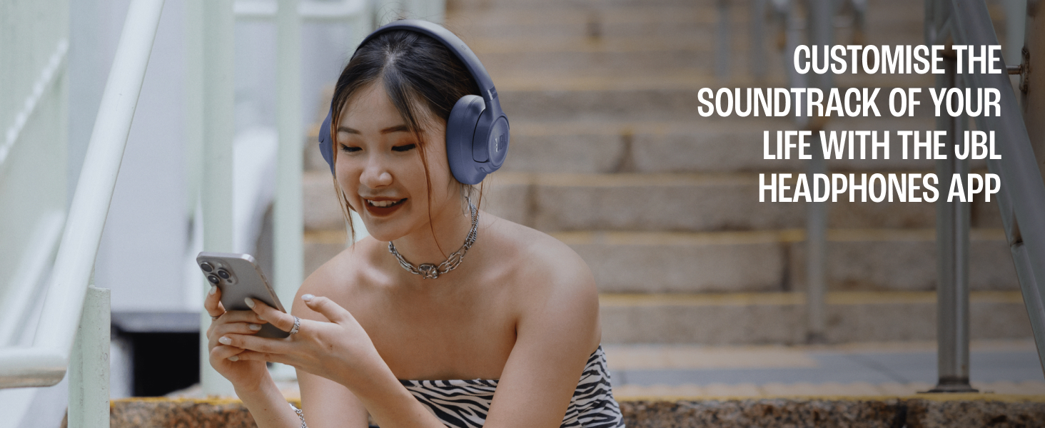 Two visible text overlays: 'CUSTOMIZE THE' and 'SOUNDTRACK OF YOUR LIFE WITH THE AN' appearing over what seems to be an interior scene.