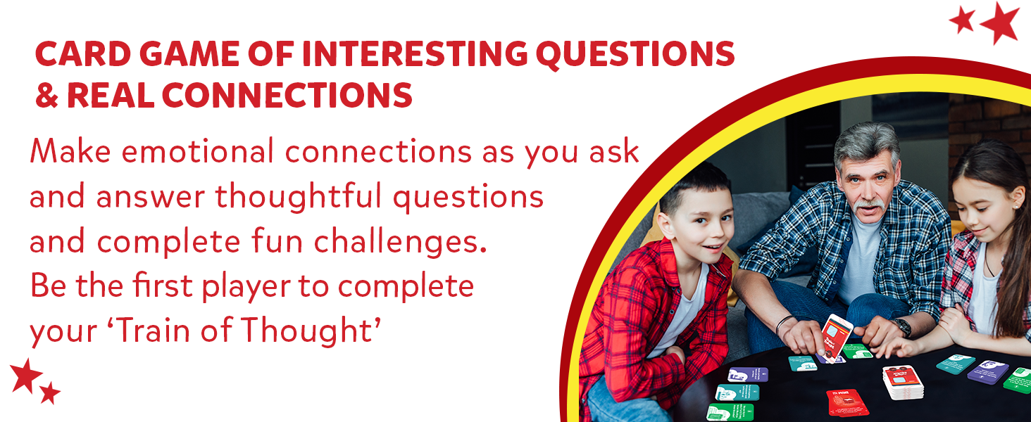 Skillmatics Card Game Train of Thought Gifts, Family