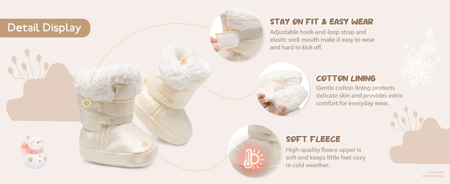 baby plush boots