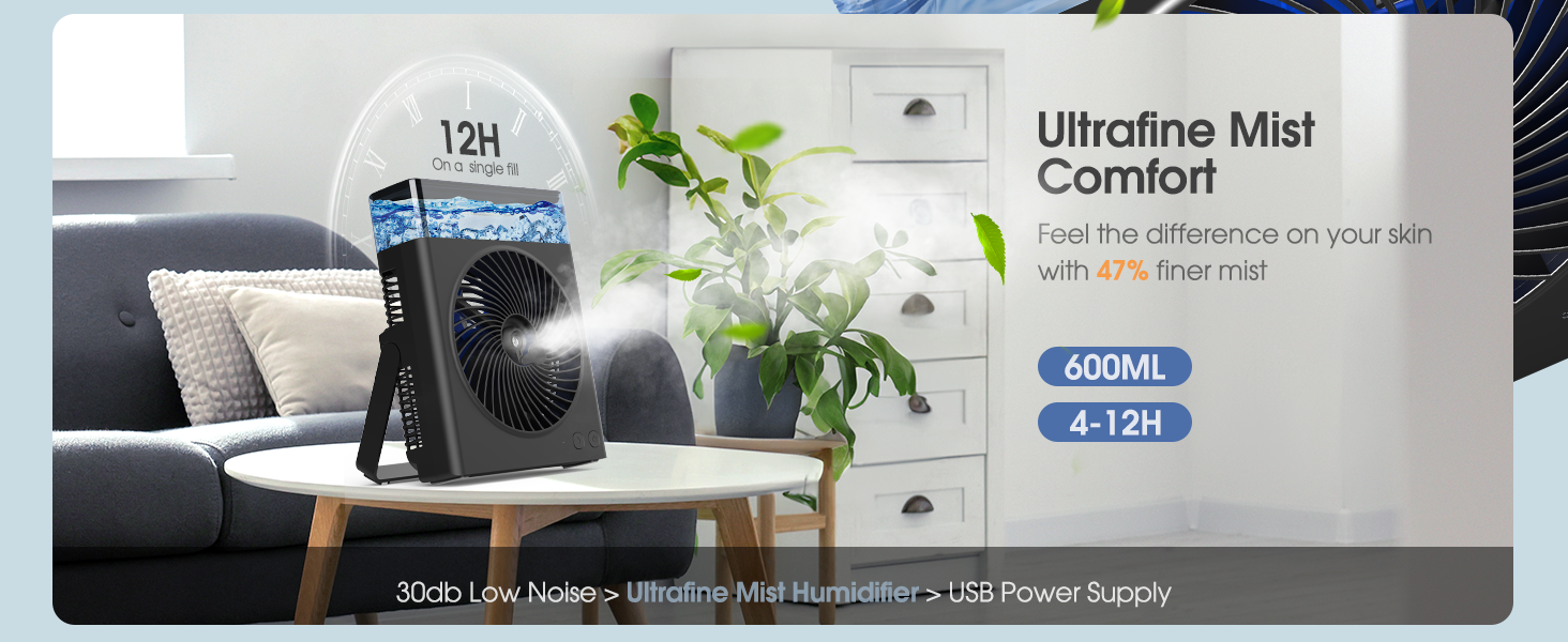 misting fans