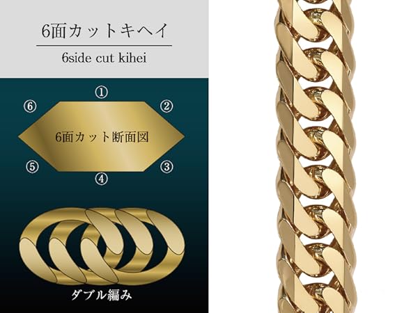 2*2様 r*m様 喜平18金 ６面ダブル　ネックレス 10g 2*2様 r*m様 喜平18金 6面ダブル ネックレス 10g