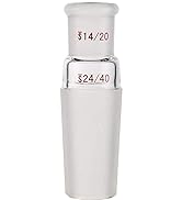 Adamas-Beta Glass Straight Inlet Adapter with G1 Fritted