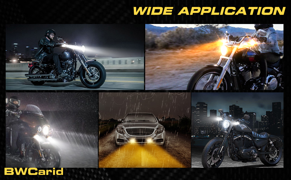 Amazon.com: BWCarid LED Pods Motorcycle Auxiliary Lights