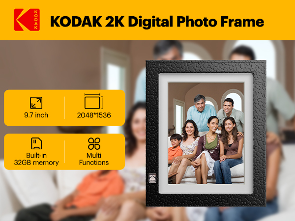 Amazon.com : KODAK Digital Photo Frame with WiFi, 9.7 inch