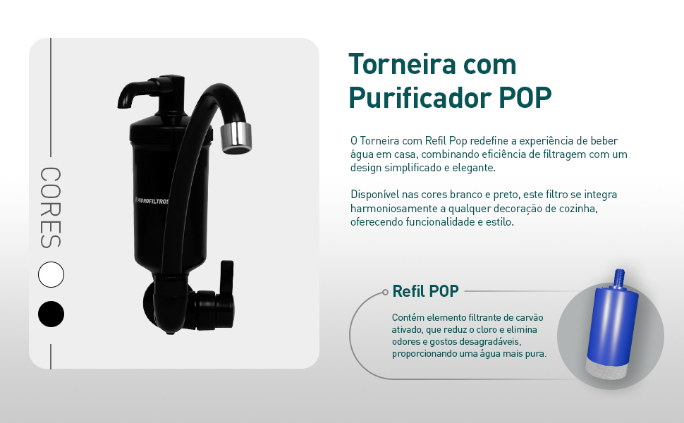 Torneira com Purificador POP