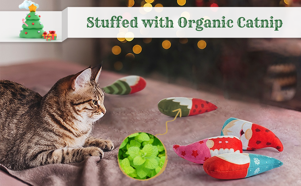 Christmas Catnip Toys