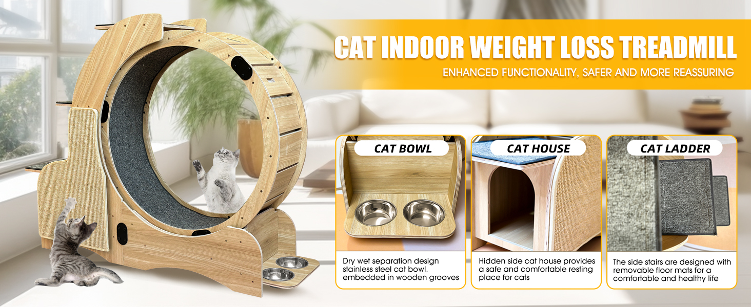 Cat Wheel, Cat Exercise Wheel
