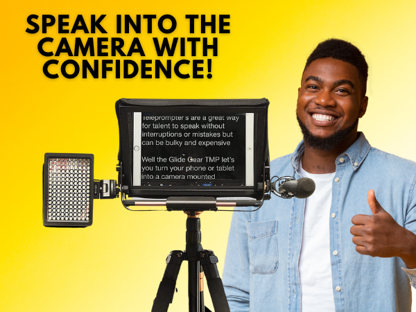 Speak into the Camera with Confidence Graphic