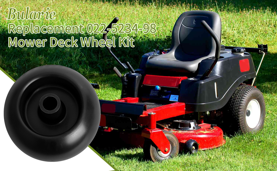 Mower Anti Scalp Deck Wheel Kit with Bolt Replaces Bad Boy