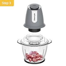 ELESTYLE Food Processor, Vegetable Chopper Electric 260w