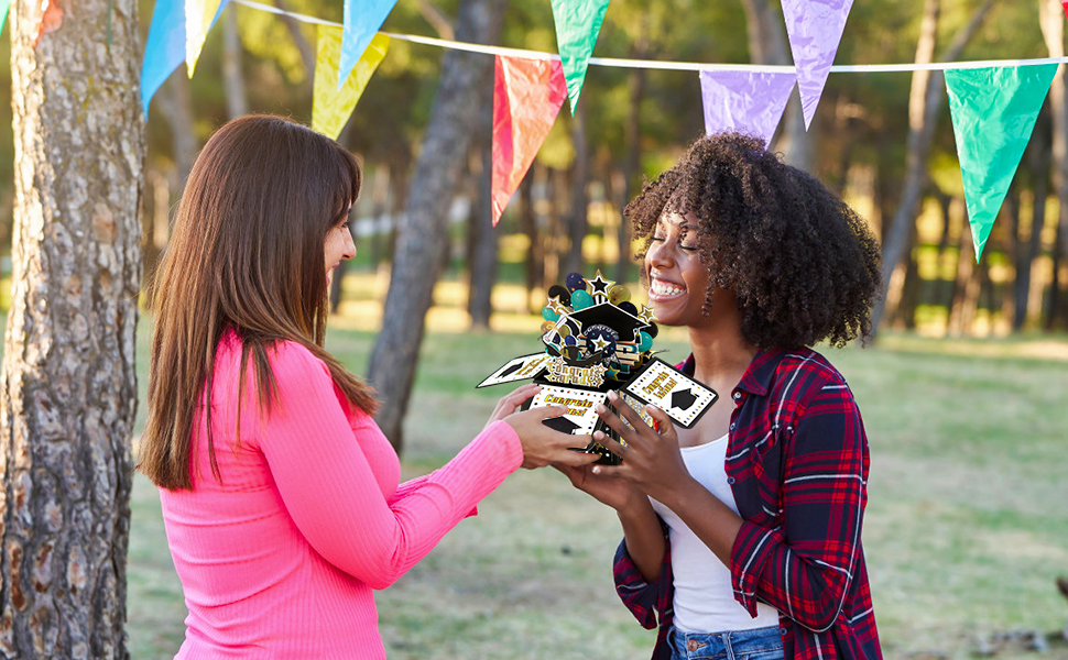 Mczan Pop Up Graduation Card, 3D Graduation Pop Up Card