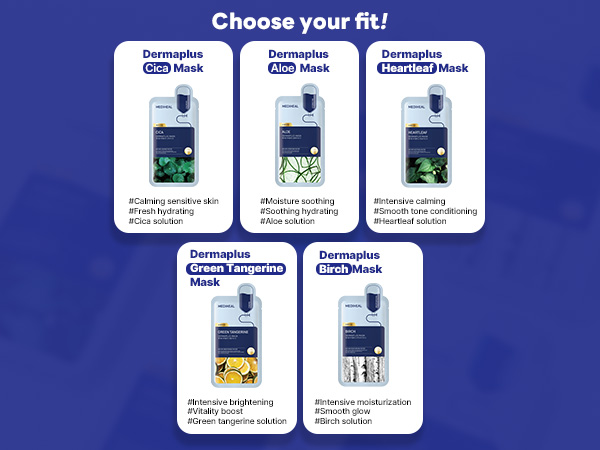 Amazon.com : Mediheal Dermaplus Heartleaf Mask (10 Counts) - Daily