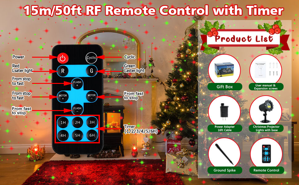 christmas projector lights