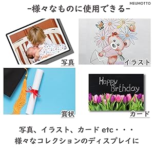 Amazon.co.jp: MEUMOTTO フォトフレーム アクリル 写真立て
