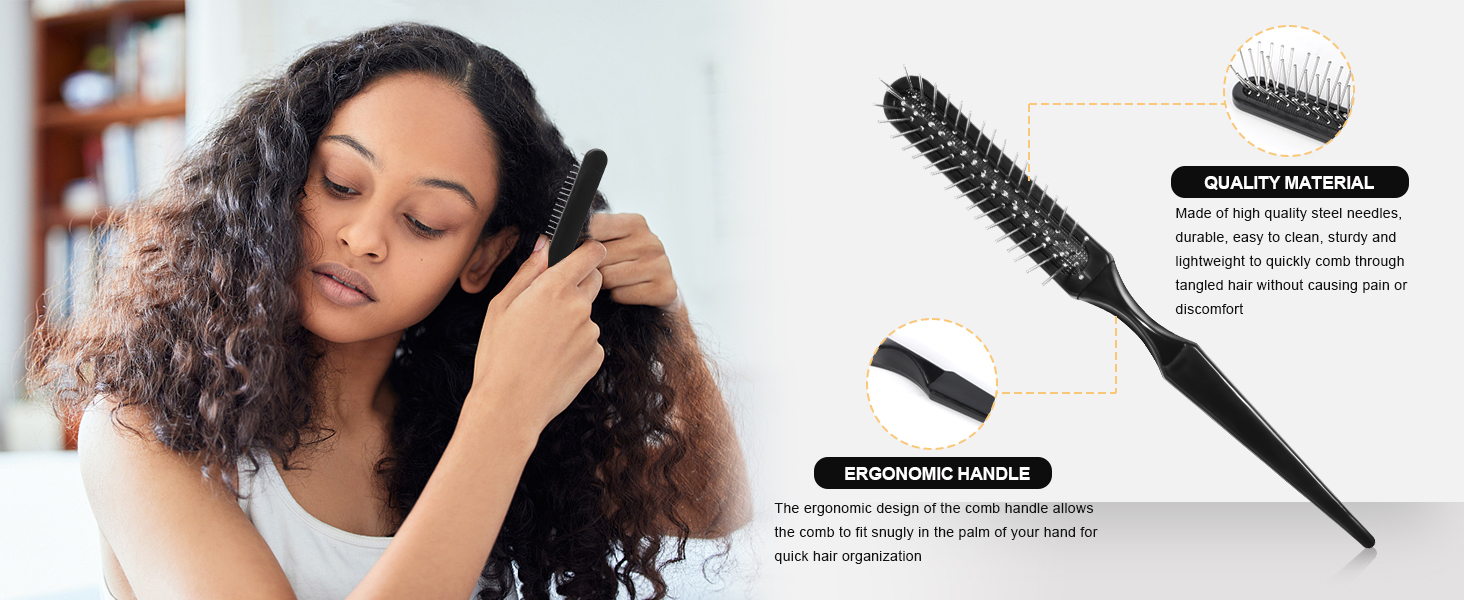 wig brush comb set