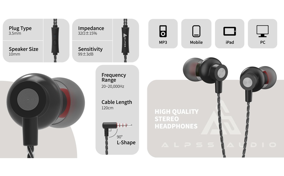 Alpss Audio D17 Wired Earphone