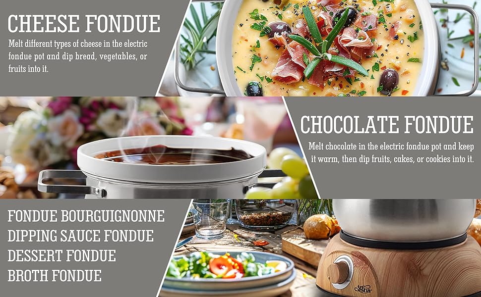 electric Fondue Pot Set