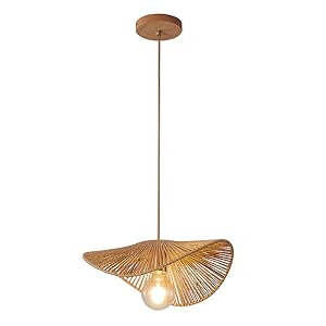 rattan lighting for dinning area