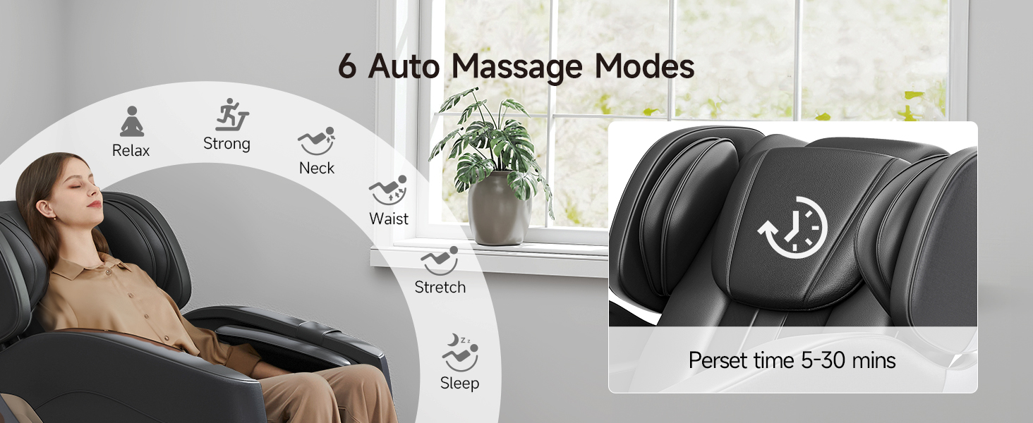 6 Massage Modes