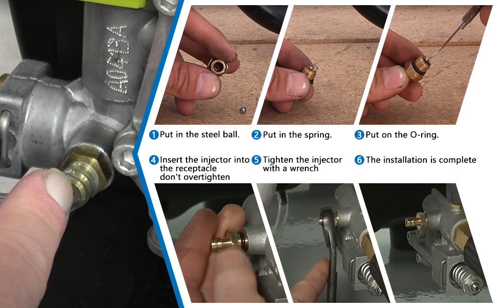 FANOVO Pressure Washer Soap Injector Kit,Chemical Injector