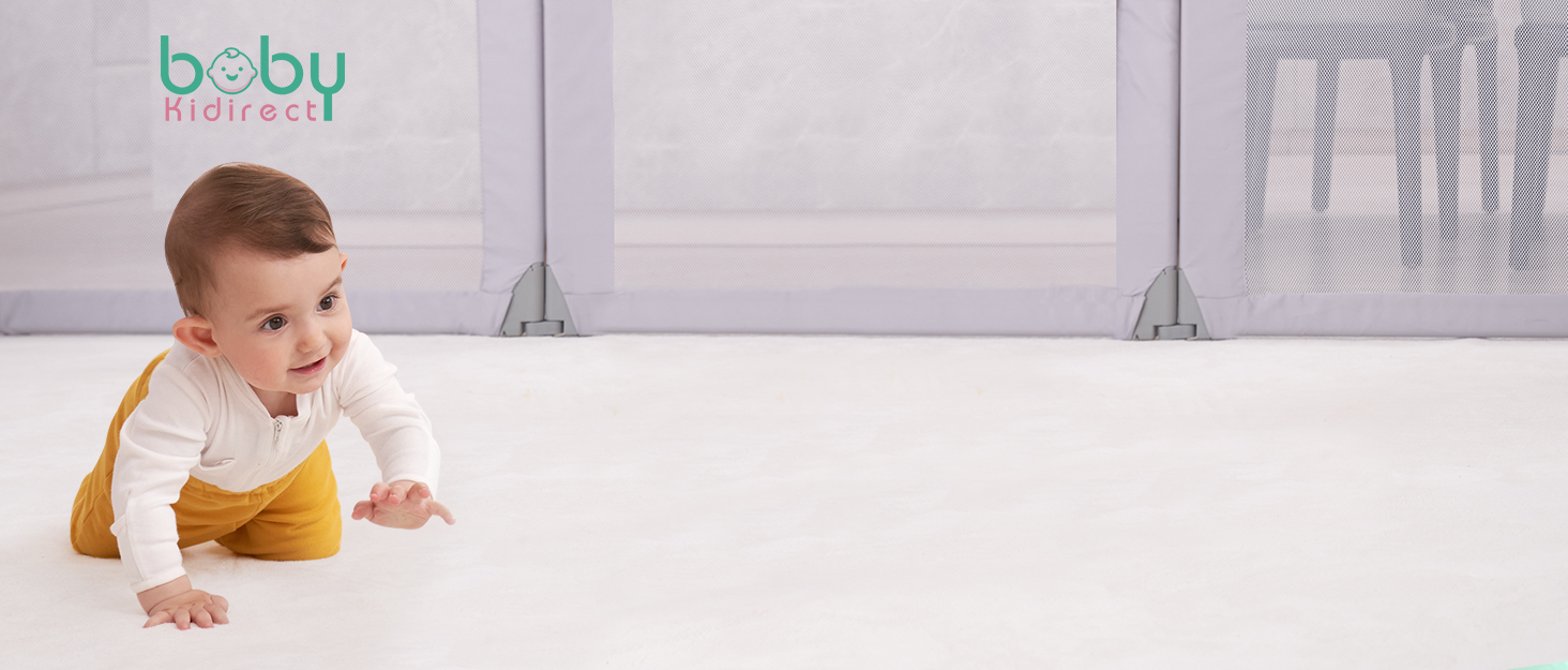 foldable baby gate free standing baby playpen gate fence adjustable playpen for babies and toddlers