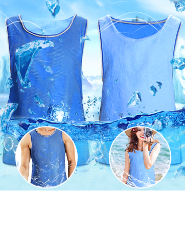HUOFU Evaporative Ice Cooling Vest for Men - Body Cold