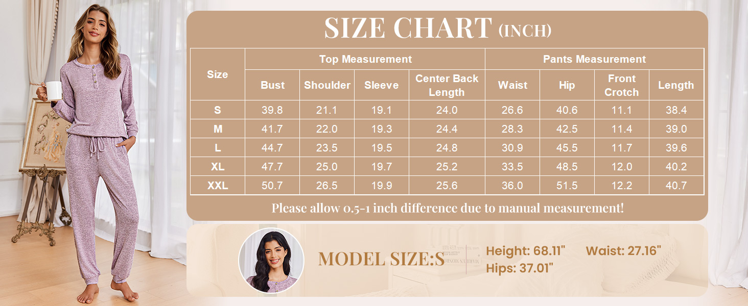 womens pajama set 2 piece lounge set casual sleepwear loungewear fall winter