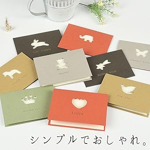 リボンシュシュ・モノグラム シルエット メッセージカード付き シュシュ モノトーンハートチャームメッセージリボンシュシュ
