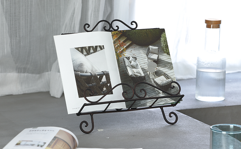 Jemeni Metal Recipe Cookbook Stand Easel Tablet Kindle