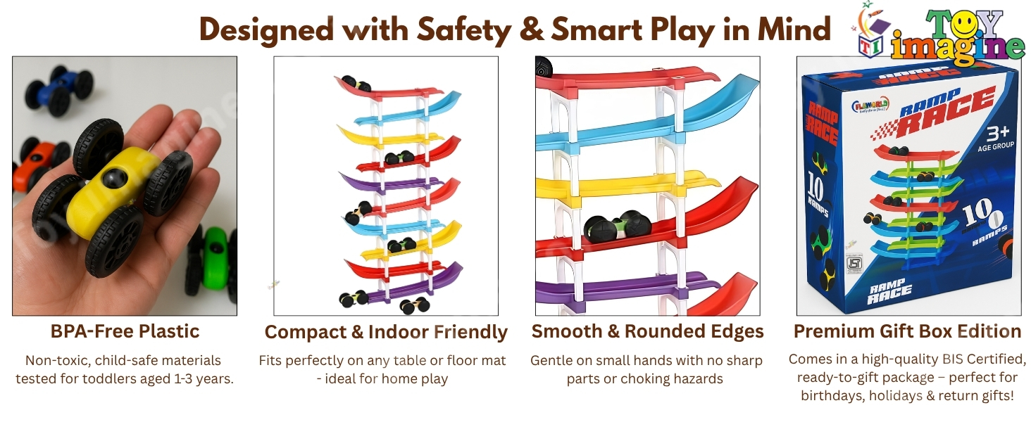 Montessori toy teaching motion, speed, and gravity