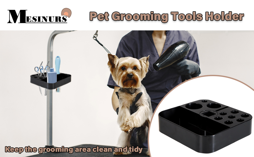 Dog Grooming Tools Storage Holder Pet Beauty Tackle Organiser Rack Cat Cosmetology