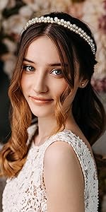 Pearl Headband for Women