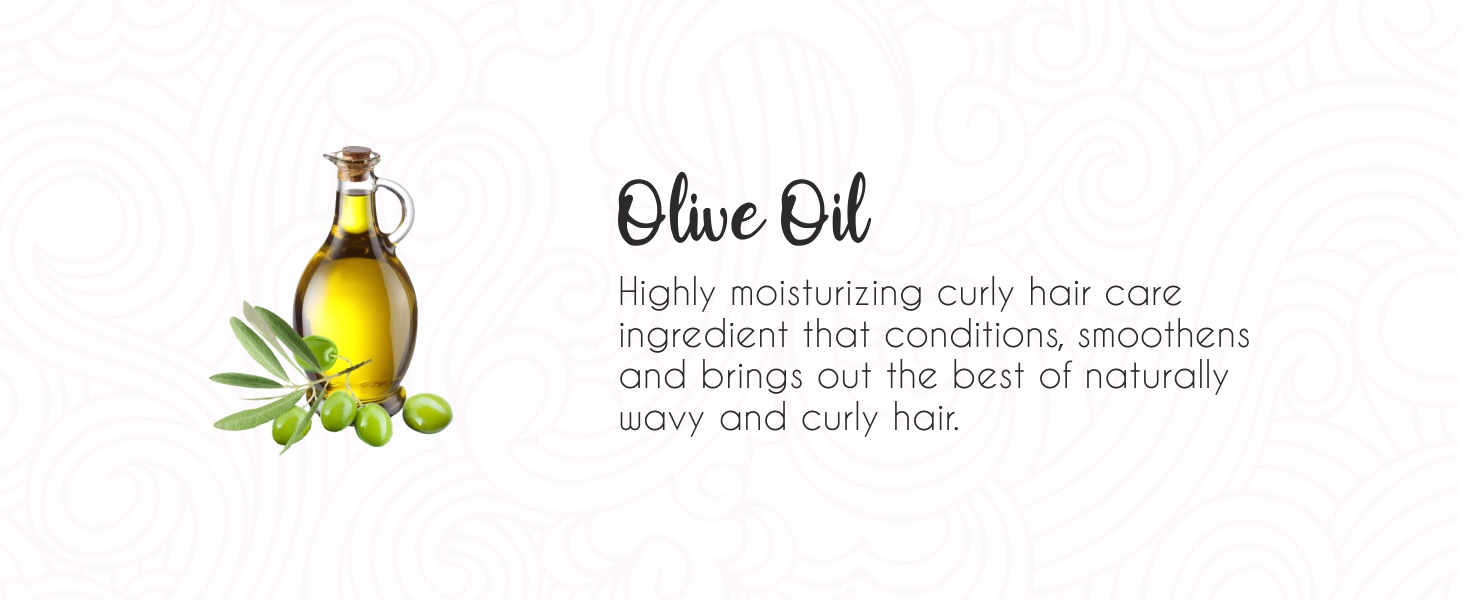 Olive oil for dry curly hair, Indian curly, Wavy and Frizz hair, Curl hair care products