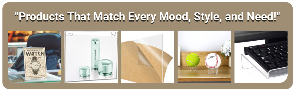 SPN-JGSP Transparent Clear Acrylic Book Holder 2 Piece Reading Stand