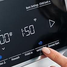 Masina de spalat rufe Siemens, 9 KG, 1400 RPM, SpeedPack XL, Anti Stain System, Home Connect, LED DirectTouch, iQDrive, Alb, iQ700, WG44B2040 10 Mașină de spălat Siemens cu varioSpeed