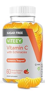 Sugar Free Vitamin C Gummies with Echinacea