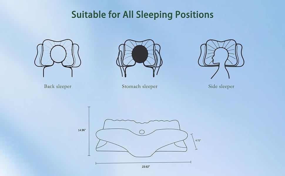Adjustable cervical pillow